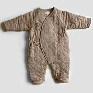 The Quilted Suit in Mushroom